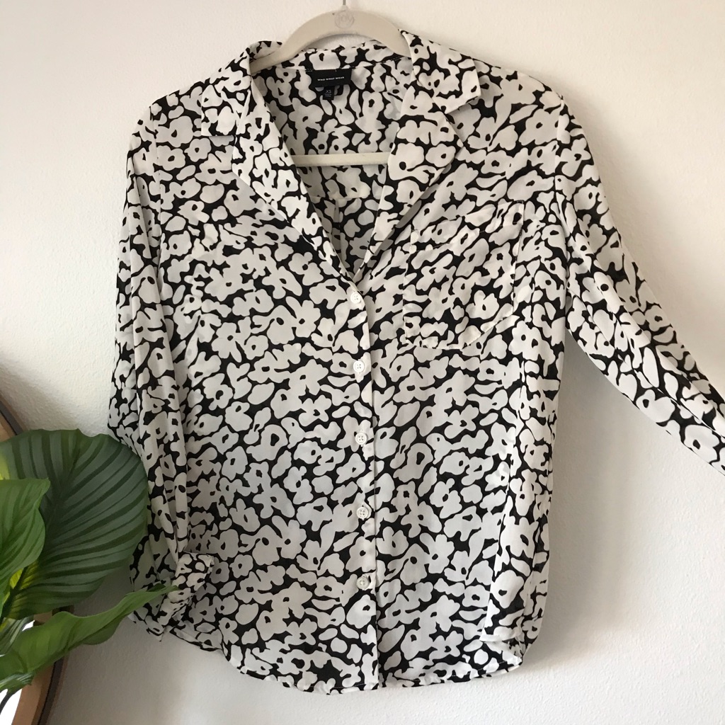 Patterned Button-Up